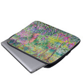 Claude Monet - Der Iris-Garten in Giverny Laptopschutzhülle (Vorne Knopf)