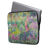 Claude Monet - Der Iris-Garten in Giverny Laptopschutzhülle (Vorderseite Links)