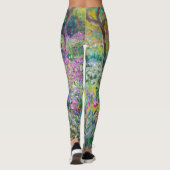 Claude Monet - Der Iris-Garten in Giverny Leggings (Rückseite)