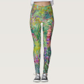Claude Monet - Der Iris-Garten in Giverny Leggings (Vorderseite)