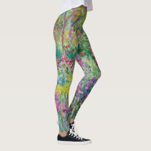 Claude Monet - Der Iris-Garten in Giverny Leggings