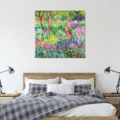 Claude Monet: Der Iris-Garten in Giverny Leinwanddruck (Insitu (Schlafzimmer))