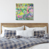 Claude Monet - Der Iris-Garten in Giverny Leinwanddruck (Insitu (Schlafzimmer))