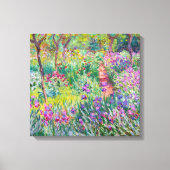 Claude Monet - Der Iris-Garten in Giverny Leinwanddruck (Vorderseite)