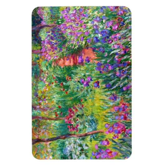 Claude Monet: Der Iris-Garten in Giverny Magnet (Vertikal)