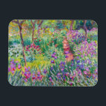Claude Monet - Der Iris-Garten in Giverny Magnet<br><div class="desc">The Iris Garden at Giverny / The Artist's Garden at Giverny - Claude Monet,  1899-1900</div>