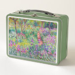 Claude Monet - Der Iris-Garten in Giverny Metall Brotdose<br><div class="desc">The Iris Garden at Giverny / The Artist's Garden at Giverny - Claude Monet,  1899-1900</div>
