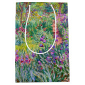 Claude Monet - Der Iris-Garten in Giverny Mittlere Geschenktüte (Vorderseite)