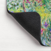 Claude Monet - Der Iris-Garten in Giverny Mousepad (Ecke)