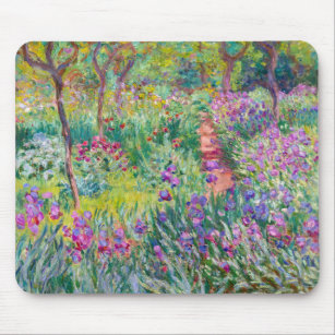 Claude Monet - Der Iris-Garten in Giverny Mousepad
