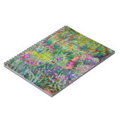 Claude Monet - Der Iris-Garten in Giverny Notizblock (Linke Seite)
