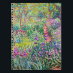 Claude Monet - Der Iris-Garten in Giverny Notizblock<br><div class="desc">The Iris Garden at Giverny / The Artist's Garden at Giverny - Claude Monet,  1899-1900</div>