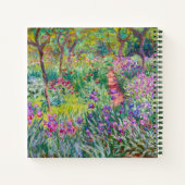 Claude Monet - Der Iris-Garten in Giverny Notizblock (Rückseite)