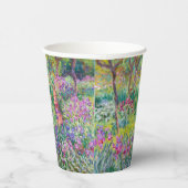 Claude Monet - Der Iris-Garten in Giverny Pappbecher (Rechts)