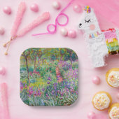 Claude Monet - Der Iris-Garten in Giverny Pappteller (Party)