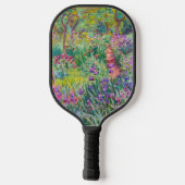 Claude Monet - Der Iris-Garten in Giverny Pickleball Schläger (Rückseite)