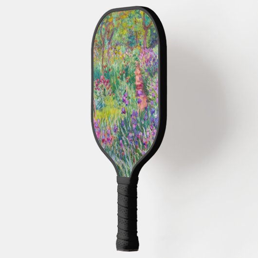 Claude Monet - Der Iris-Garten in Giverny Pickleball Schläger (Links)