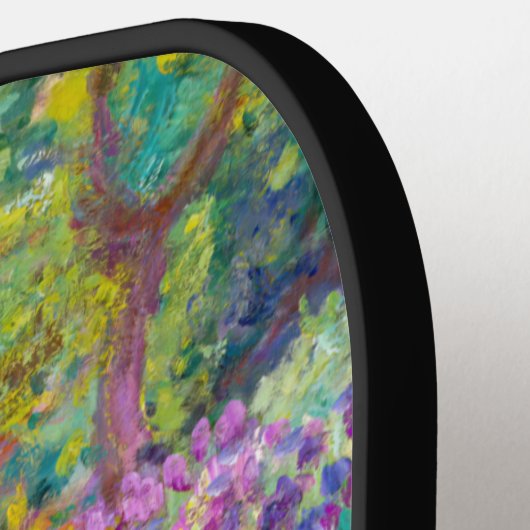 Claude Monet - Der Iris-Garten in Giverny Pickleball Schläger (Linke Seite)