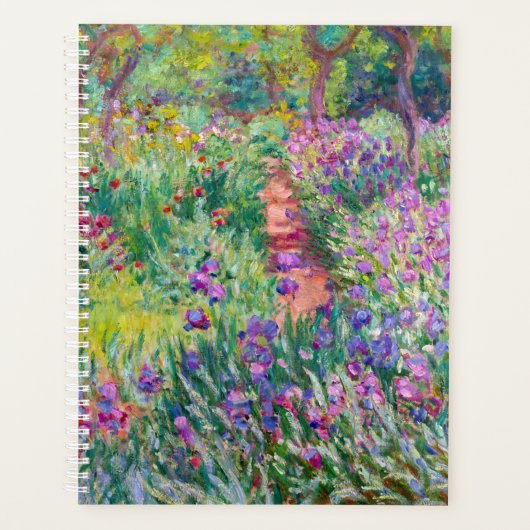 Claude Monet - Der Iris-Garten in Giverny Planer (Vorderseite)