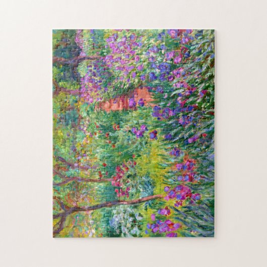 Claude Monet: Der Iris-Garten in Giverny Puzzle (Vertikal)