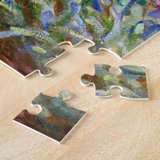 Claude Monet - Der Iris-Garten in Giverny Puzzle (Seite)