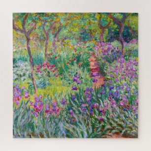 Claude Monet - Der Iris-Garten in Giverny Puzzle