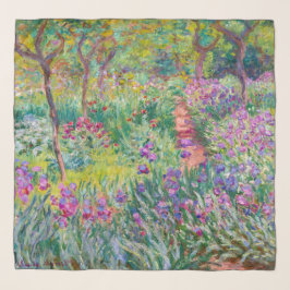 Claude Monet - Der Iris-Garten in Giverny Schal