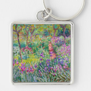 Claude Monet - Der Iris-Garten in Giverny Schlüsselanhänger