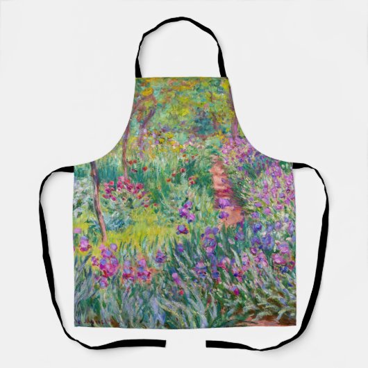 Claude Monet - Der Iris-Garten in Giverny Schürze (Vorderseite)
