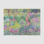 Claude Monet - Der Iris-Garten in Giverny Seidenpapier (Vorderseite)