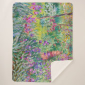 Claude Monet - Der Iris-Garten in Giverny Sherpadecke (Vorderseite)