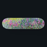 Claude Monet - Der Iris-Garten in Giverny Skateboard<br><div class="desc">The Iris Garden at Giverny / The Artist's Garden at Giverny - Claude Monet,  1899-1900</div>