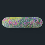 Claude Monet - Der Iris-Garten in Giverny Skateboard<br><div class="desc">The Iris Garden at Giverny / The Artist's Garden at Giverny - Claude Monet,  1899-1900</div>
