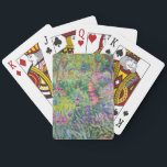 Claude Monet - Der Iris-Garten in Giverny Spielkarten<br><div class="desc">The Iris Garden at Giverny / The Artist's Garden at Giverny - Claude Monet,  1899-1900</div>