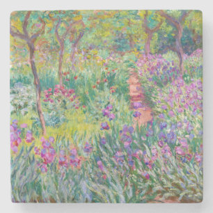 Claude Monet - Der Iris-Garten in Giverny Steinuntersetzer