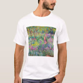Claude Monet - Der Iris-Garten in Giverny T-Shirt (Vorderseite)