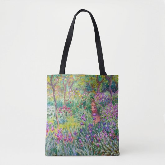 Claude Monet - Der Iris-Garten in Giverny Tasche (Vorderseite)