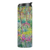 Claude Monet - Der Iris-Garten in Giverny Thermosbecher (Nach links gedreht)