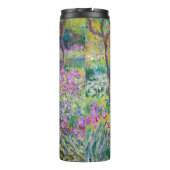 Claude Monet - Der Iris-Garten in Giverny Thermosbecher (Rückseite)