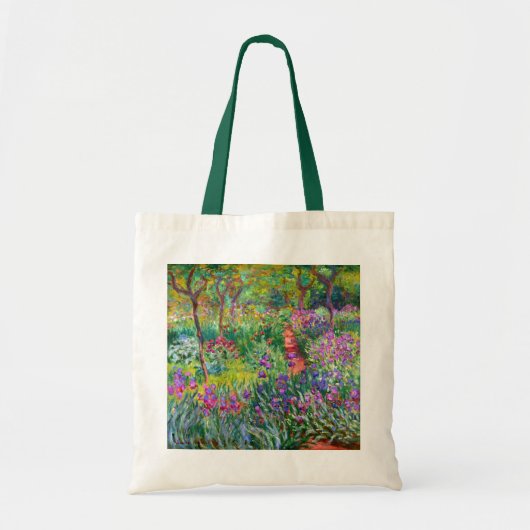 Claude Monet: Der Iris-Garten in Giverny Tragetasche (Vorne)