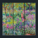 Claude Monet - Der Iris-Garten in Giverny Triptychon<br><div class="desc">The Iris Garden at Giverny / The Artist's Garden at Giverny - Claude Monet,  1899-1900</div>