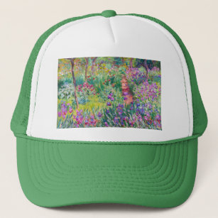 Claude Monet - Der Iris-Garten in Giverny Truckerkappe