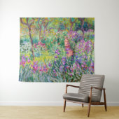 Claude Monet - Der Iris-Garten in Giverny Wandteppich (Beispiel (Horizontal))