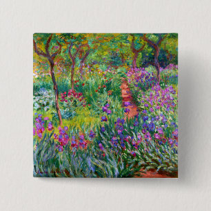 Claude Monet: Der Irisgarten in Giverny Button