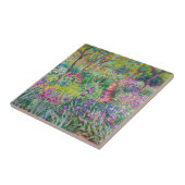 Claude Monet - Der Irisgarten in Giverny Fliese (Seite)