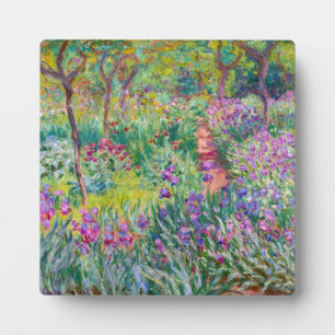 Claude Monet - Der Irisgarten in Giverny Fotoplatte