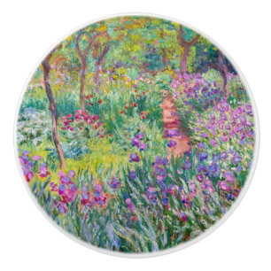 Claude Monet - Der Irisgarten in Giverny Keramikknauf