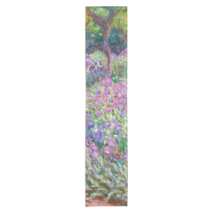 Claude Monet - Der Irisgarten in Giverny Kurzer Tischläufer