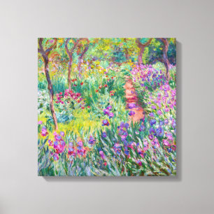 Claude Monet - Der Irisgarten in Giverny Leinwanddruck
