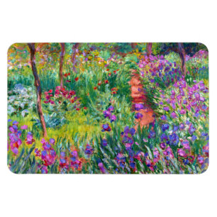 Claude Monet: Der Irisgarten in Giverny Magnet